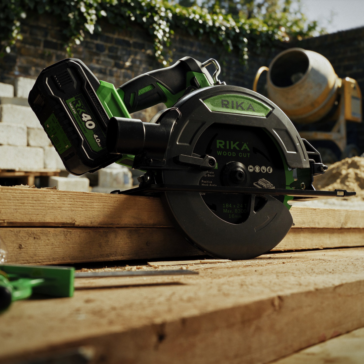 Rikä RK40 40V 185mm Cordless Circular Saw | Brushless Motor | Body Only